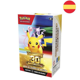 Pokémon: Lote de Sobres de Mejora de Celebración 30.º Aniversario de JCC Pokémon (6 Sobres de Mejora)