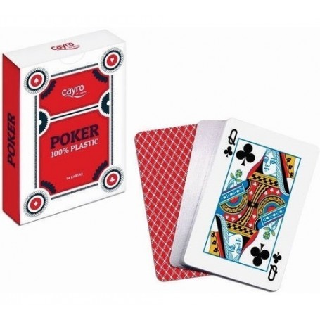 BARAJA POKER 100% PLASTICO