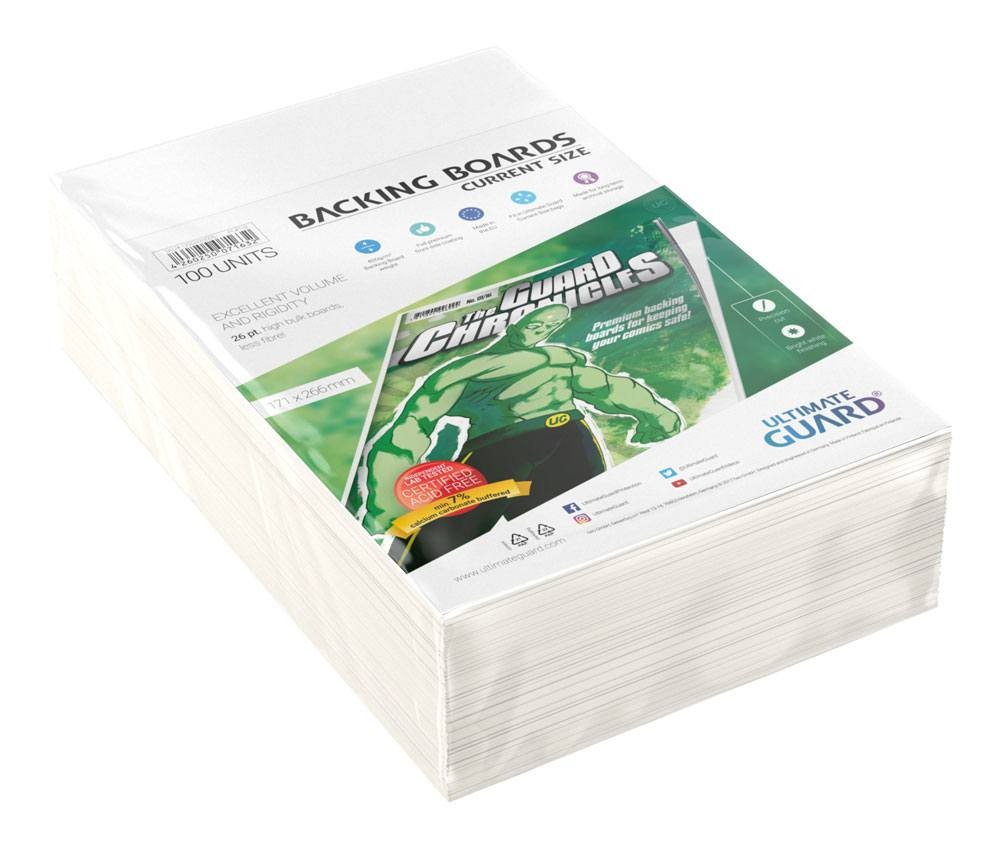 CARTONES DE SOPORTE PARA COMICS - ULTIMATE GUARD (100 UDS)