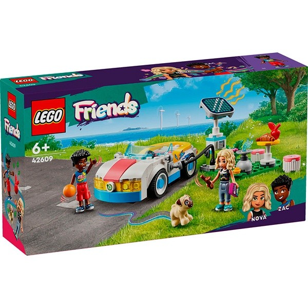 LEGO FRIENDS COCHE ELECTRICO Y CARGADOR