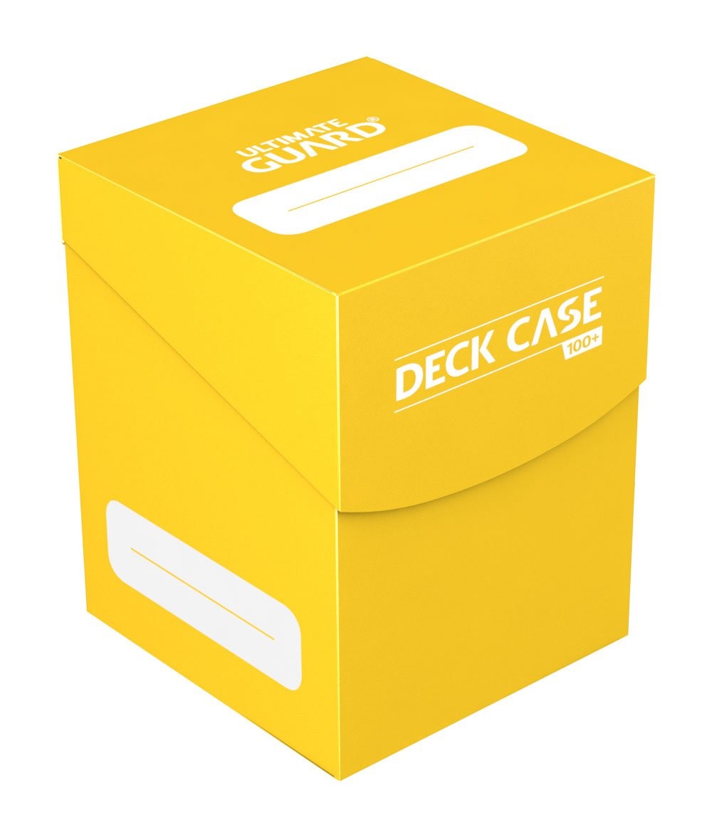 DECK CASE 100+ TAMAÑO STANDARD AMARILLO