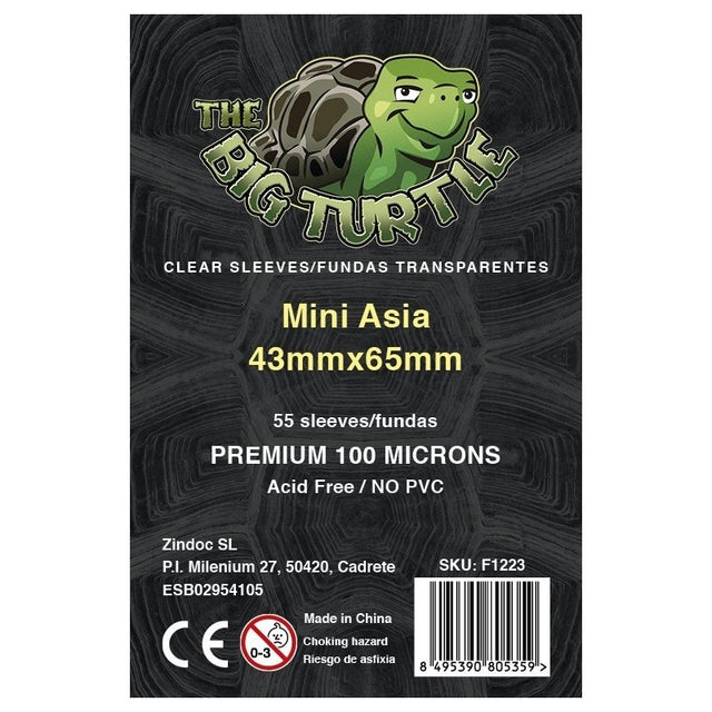 FUNDAS TBT 100 MICRAS: MINI ASIA 46x68 (CARD SIZE 43X65)