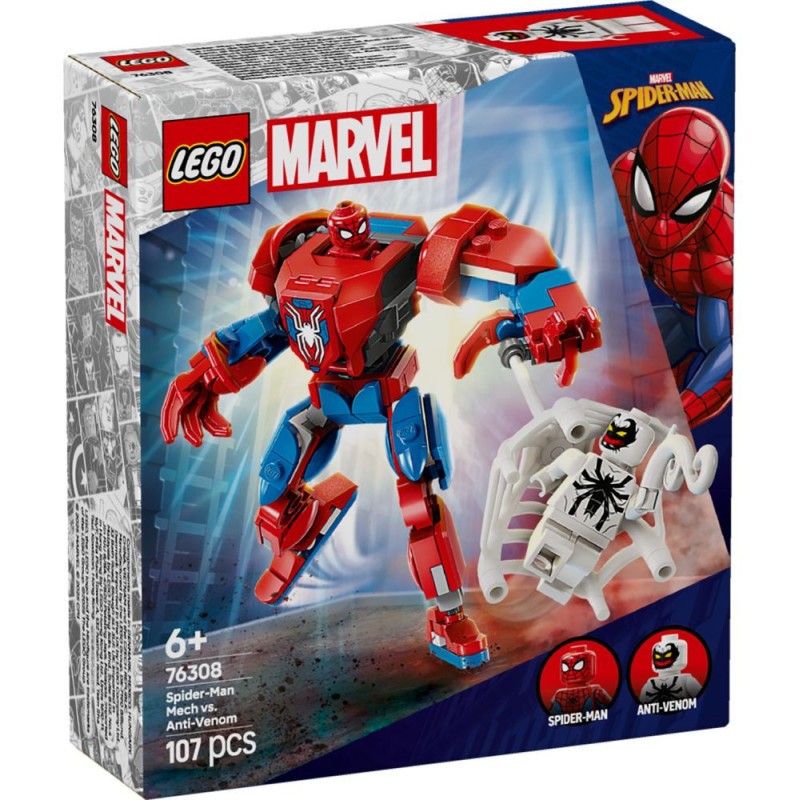 LEGO MARVEL - ARMADURA ROBOTICA DE SPIDER-MAN VS ANTI-VENOM