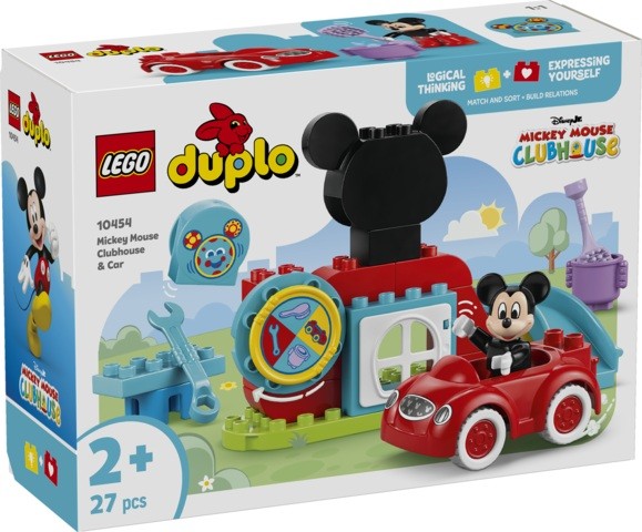 LEGO DUPLO DISNEY - CASA Y COCHE DE MICKEY MOUSE