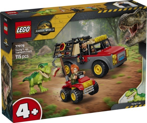 LEGO JURASSIC WORLD - CAMION DE TRANSPORTE DEL T. REX JOVEN