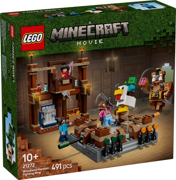 LEGO MINECRAFT EL RING DE COMBATE DE LA MANSION DEL BOSQUE