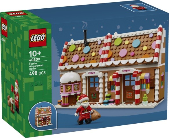LEGO 40809 - CASA DE GALLETA DE JENGIBRE FESTIVA