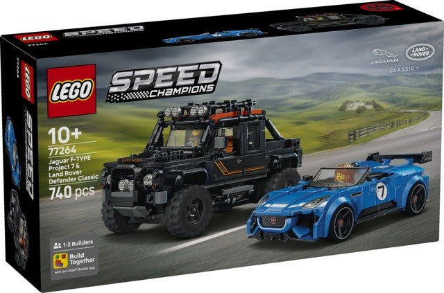 LEGO SPEED CHAMPIONS - JAGUAR PROJECT 7 Y LAND ROVER DEFENDER
