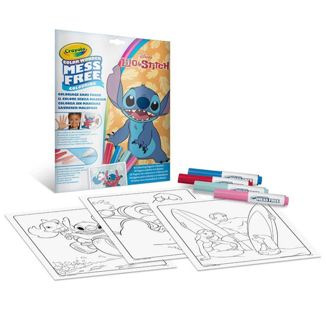 COLOREA SIN MANCHAS-COLOR WONDER LILO & STITCH