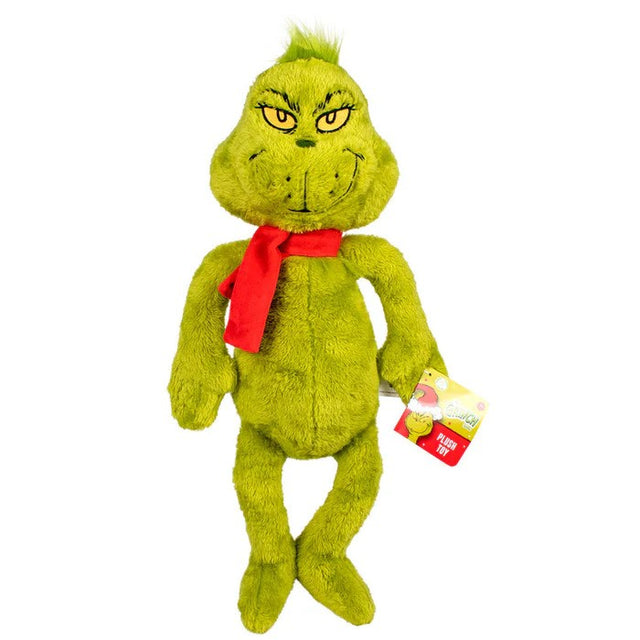 PELUCHE EL GRINCH CON BUFANDA 50cm