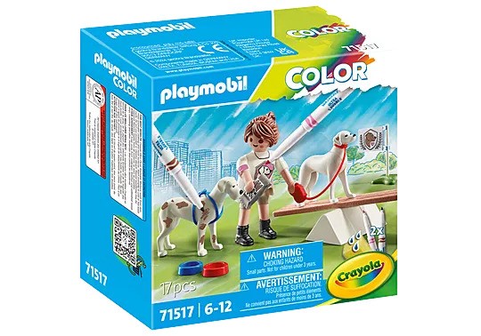 PLAYMOBIL COLOR ADIESTRAMENTO DE PERROS