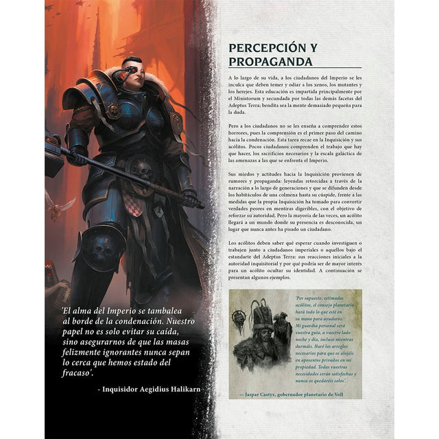 WARHAMMER 40.000 IMPERIUM MALEDICTUM - GUIA DE JUEGO DE LA INQUISICION