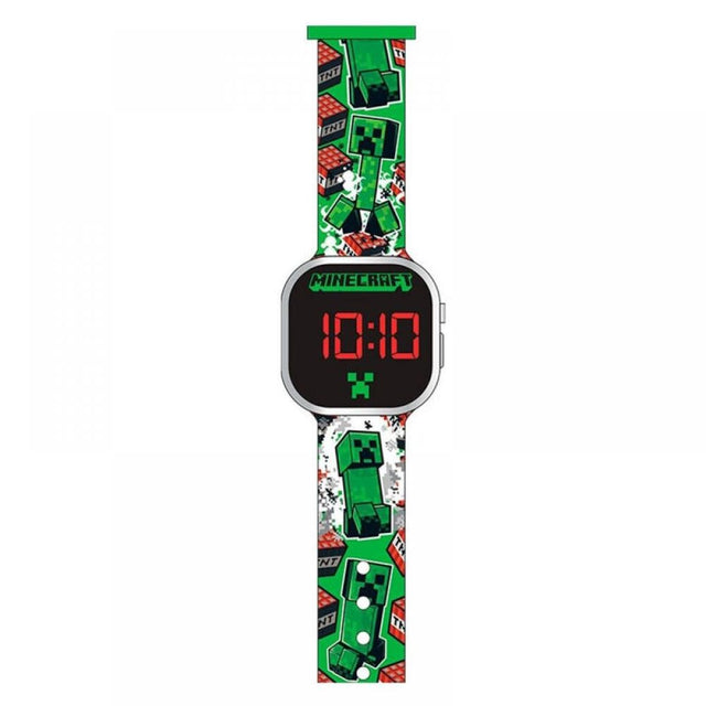 RELOJ LED MINECRAFT CREEPER