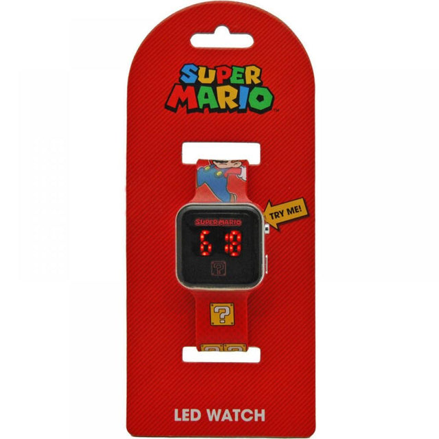 RELOJ LED SUPER MARIO BROS
