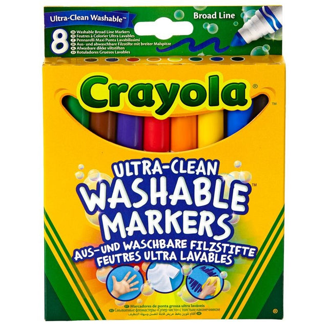 SET 8 ROTULADORES SUPER LAVABLES MAXI PUNTA