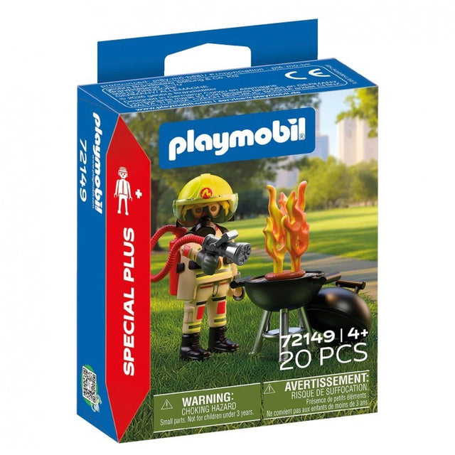 SPECIAL PLUS BOMBERO CON FOCO DE INCENDIO