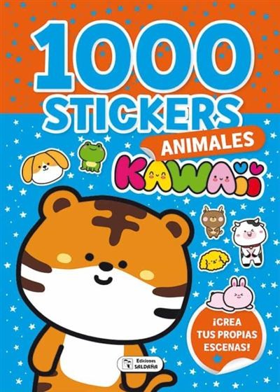 1000 STICKERS KAWAII ANIMALES