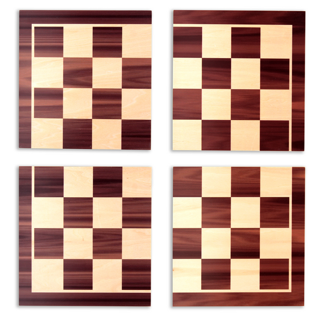 TABLERO AJEDREZ DIVISIBLE / IMANTADO MARRON PRO SERIES 40X40