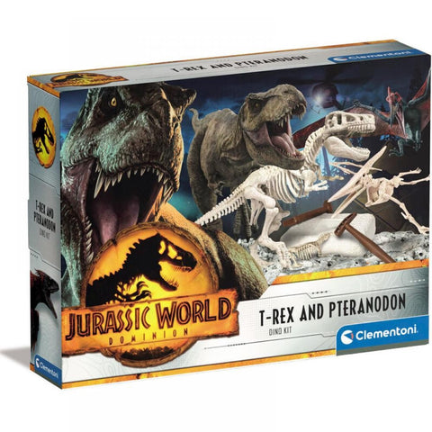 KIT DE EXCAVACION JURASSIC WORLD T-REX Y PTERANODON