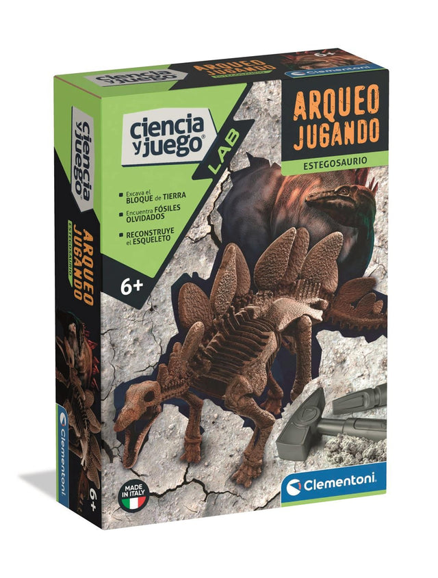 ARQUEOJUGANDO ESTEGOSAURIO