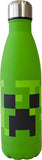 BOTELLA ALUMINIO CREEPER FACE MINECRAFT VERDE