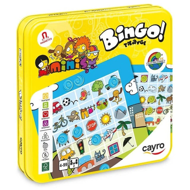 BINGO DE VIAJE 100% MADERA