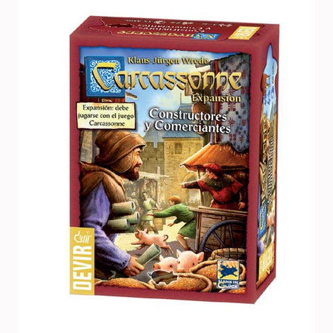 CARCASSONNE CONSTRUCTORES Y COMERCIANTES