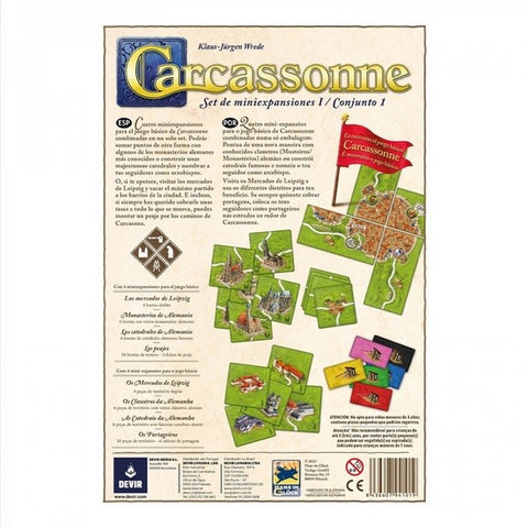 CARCASSONNE EXPANSIONES REUNIDAS / CONJUNTO 1