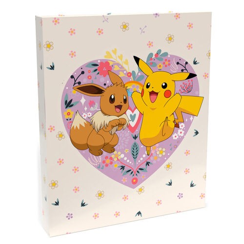 CARPETA 4 ANILLAS POKEMON FLOWERS