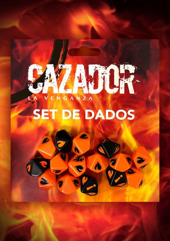 CAZADOR: LA VENGANZA - SET DE DADOS