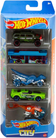 PACK DE 5 VEHICULOS HOT WHEELS 1806 MATTEL