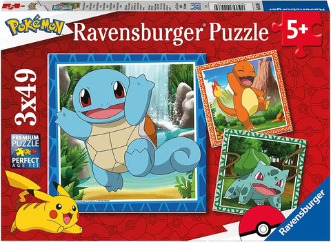 PUZZLE POKEMON 3X49 PIEZAS