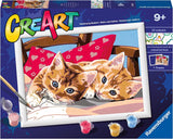 CREART SERIE D - GATITOS EN LA ALMOHADA