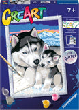 CREART SERIE D CLASSIC - HUSKIES SIBERIANOS