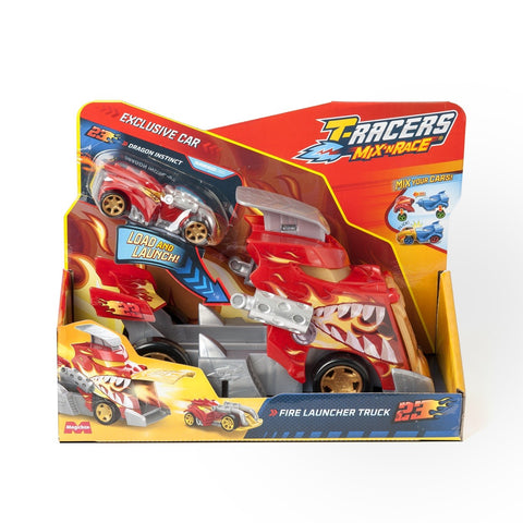 T-RACERS FIRE LAUNCHER TRUCK MIX 'N RACE