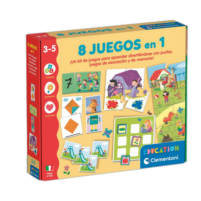 EDUCATION CLEMENTONI - 8 JUEGOS EN 1