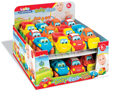 Expositor de 24 BABY CAR SOFT & GO COCHECITOS BLANDITOS