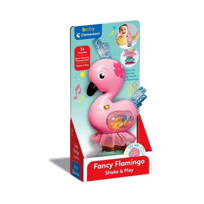 BABY CLEMMY-FANCY FLAMINGO- SHAKE & PLAY