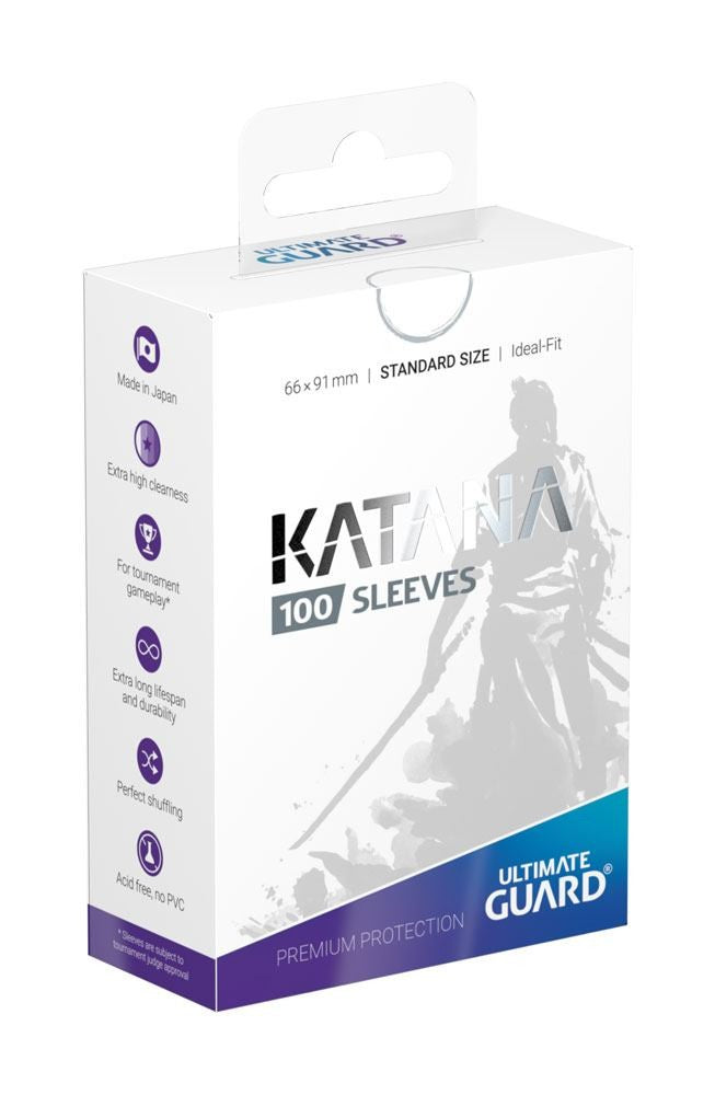 FUNDAS KATANA SLEEVES TAMAÑO STANDAR 100UD - BLANCAS