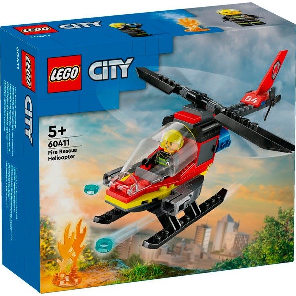 LEGO CITY HELICOPTERO DE RESCATE DE BOMBEROS