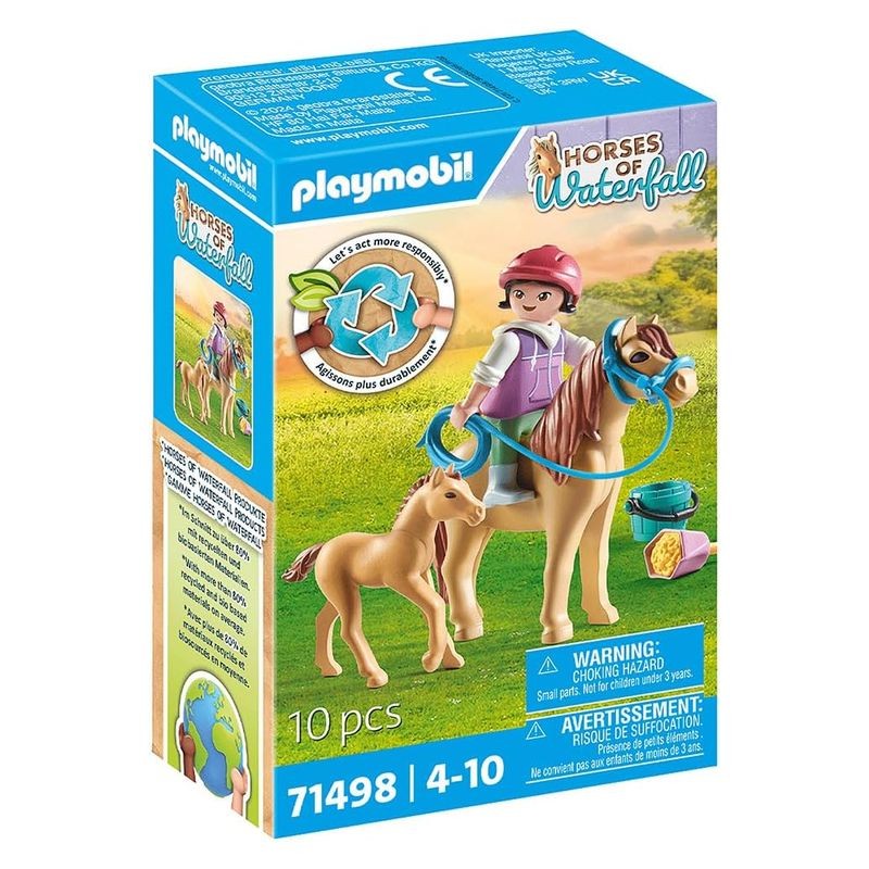 HORSES OF WATERFALL - NIÑA CON PONI Y POTRO