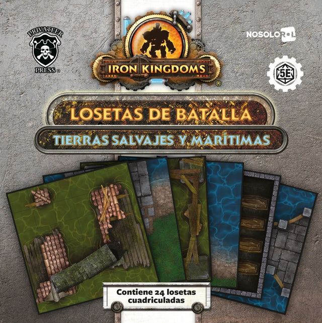 IRON KINGDOMS - LOSETAS: TIERRAS SALVAJES Y MARÍTIMAS