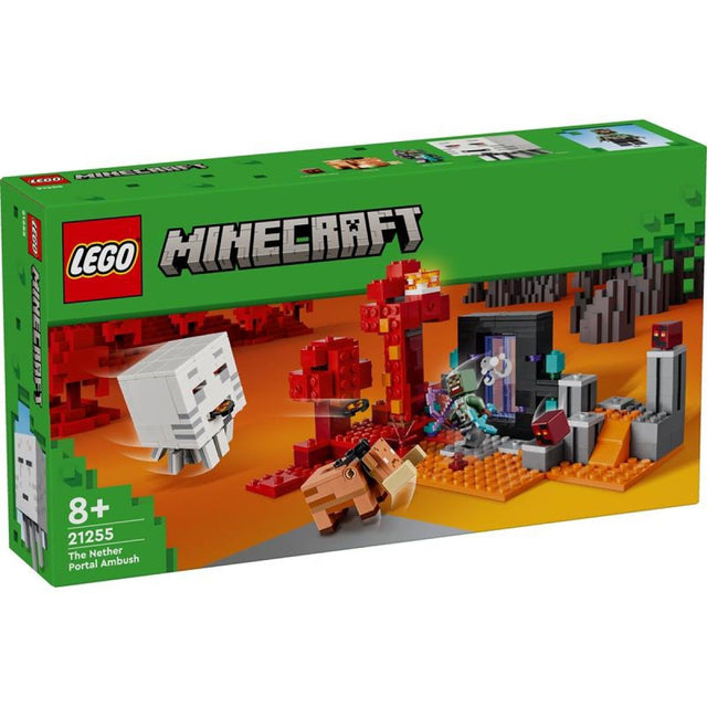 LEGO MINECRAFT EMBOSCADA EN EL PORTAL DEL NETHER