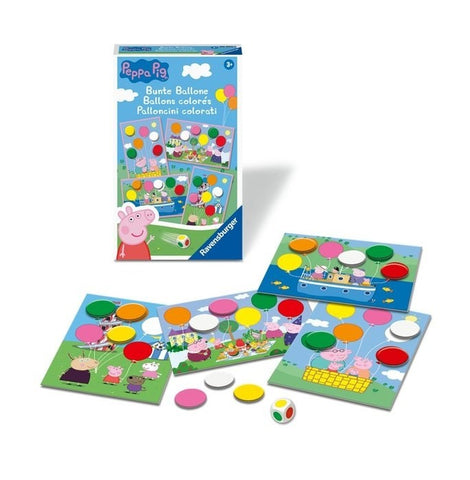 JUEGO PEPPA PIG GLOBOS DE COLORES