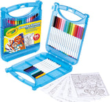 SET MALETIN ROTULADORES LAVABLES SUPER PUNTA 65 PIEZAS
