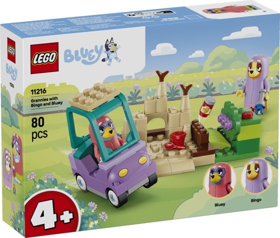 LEGO BLUEY - ABUELITAS CON BINGO Y BLUEY
