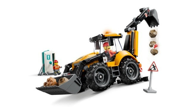 LEGO CITY - CARGADORA RETROEXCAVADORA AMARILLA