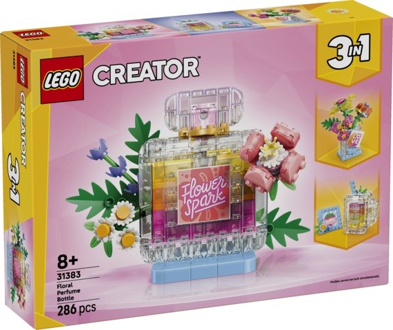 LEGO CREATOR 3 EN 1 - FRASCO DECORATIVO DE PERFUME FLORAL