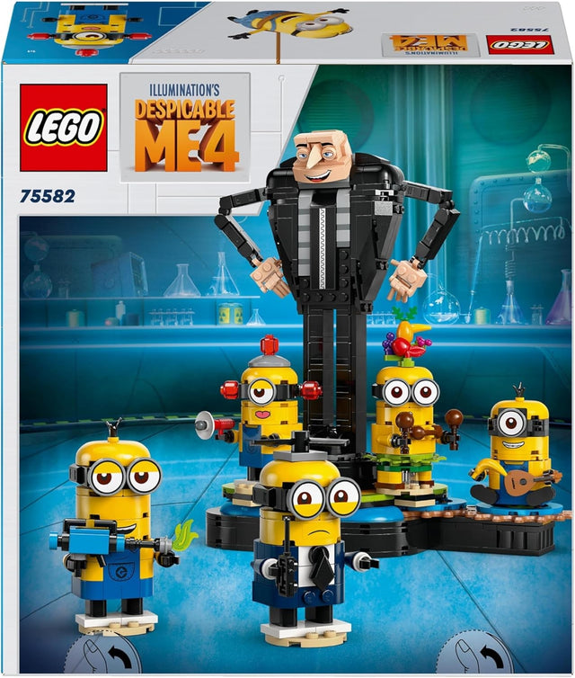 LEGO DESPICABLE ME MODELO DE GRU Y LOS MINIONS