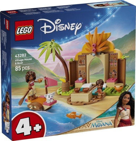 LEGO DISNEY - CASA DE LA ALDEA Y BARCO MOANA
